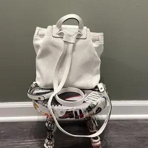 Longchamp | Bags | Pillage White Leather Longchamp Logo  display picture 2